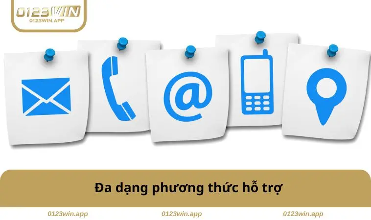 Đa dạng phương thức hỗ trợ