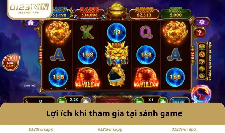 Nổ Hũ 0123WIN 3 Lợi ích chơi tại sảnh game