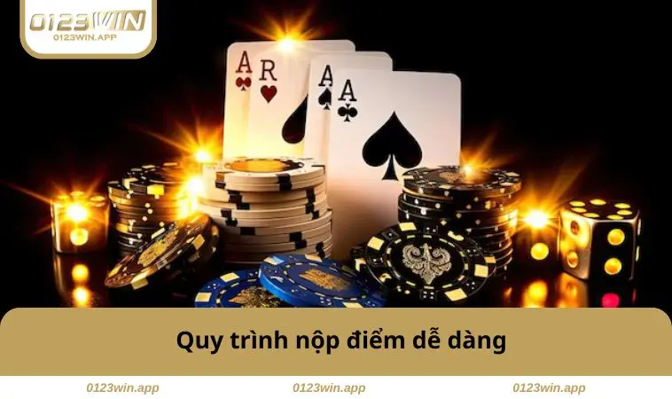 Nạp Tiền 0123WIN 1 Quy trình nộp điểm dễ dàng