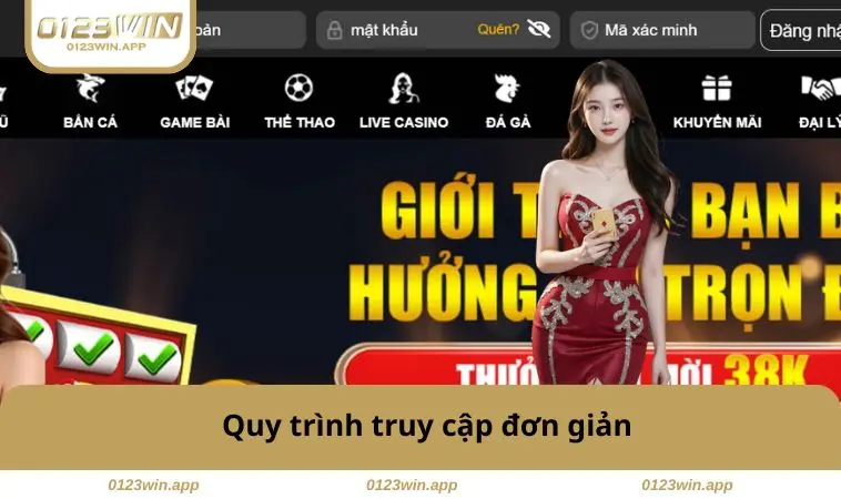 Quy trình truy cập đơn giản